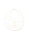 Baby Rattles Pima Baby Bib | White