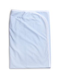 Pima Cotton Picot Trim Baby Blanket