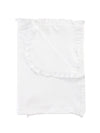 Pima Cotton Ruffle Trim Baby Blanket