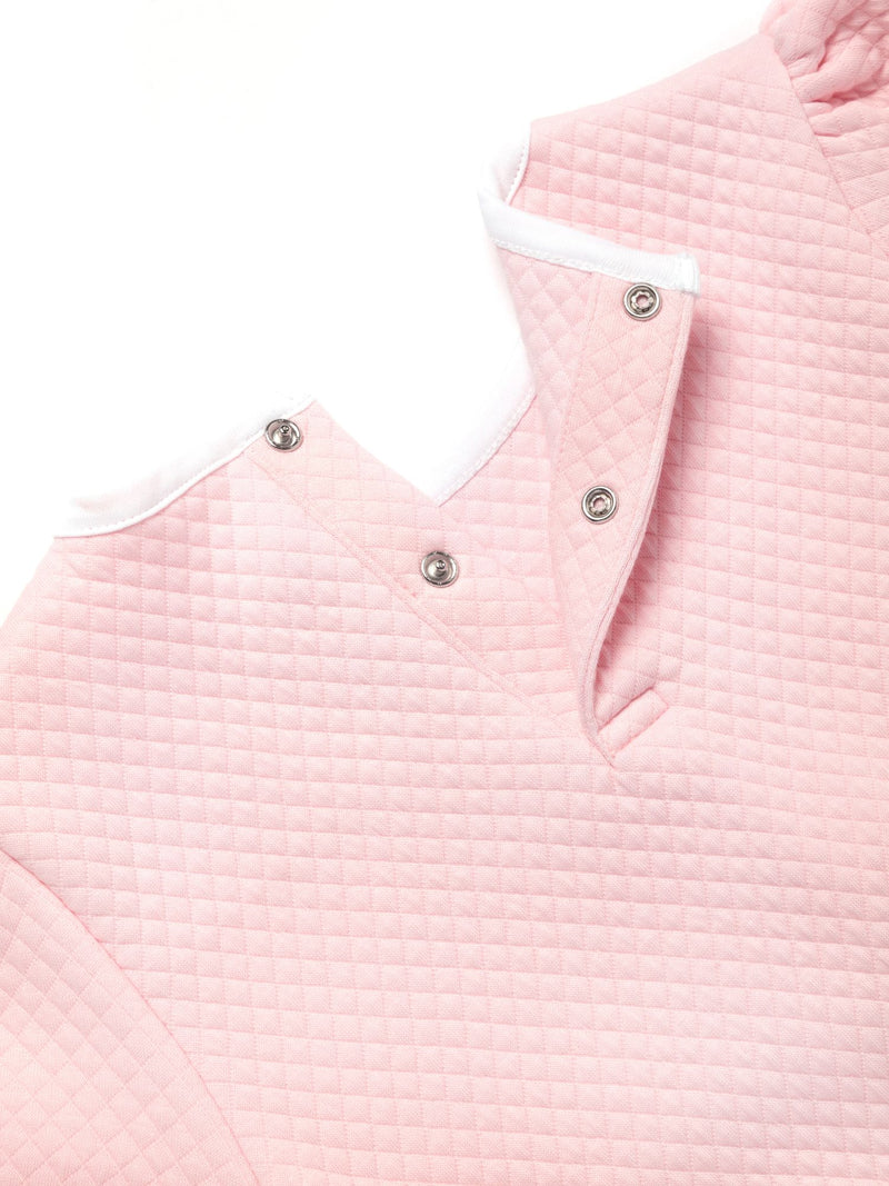Diamond Quilt Pima Tween Skirt Set | Lt Pink