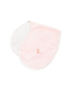 Cowgirl Boot Pima Burp Cloth | Lt Pink
