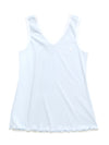 Women's Pima Sleeveless Pajama Top | Lt Blue