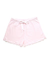 Women's Pima Relaxed Fit Lounge Shorts | Lt Pink