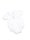 Pink Teddy Bear Pima Bubble | White/Lt Pink