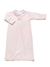 Classic Bow Pima Day Gown | Lt Pink