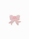 Classic Bow Pima Playsuit | Lt Pink Mini Stripe