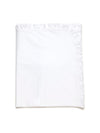 Pima Cotton Ruffle Trim Baby Blanket - White