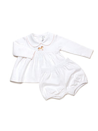 Small Rocking Horse Bloomer Set | Lt Pink Bitty Dot