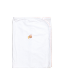 Bonnet Duck Pima Baby Blanket | White