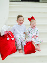 Boys' Pima Cotton Lounge Pants | Winter Whimsy Holiday