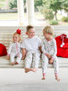 Pima Cotton Two-Piece Pajama Set | Winter Whimsy Print