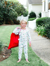 Pima Cotton Two-Piece Pajama Set | Winter Whimsy Print