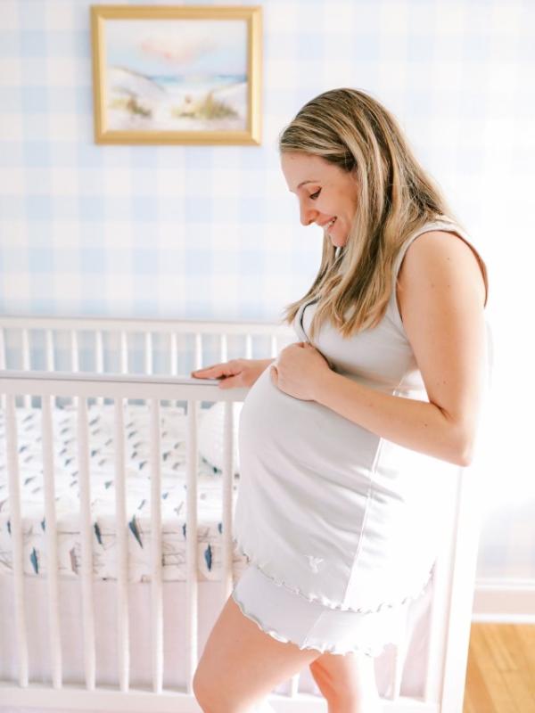 Women's Relaxed Fit Nursing Mothers Lounge Top | Stone