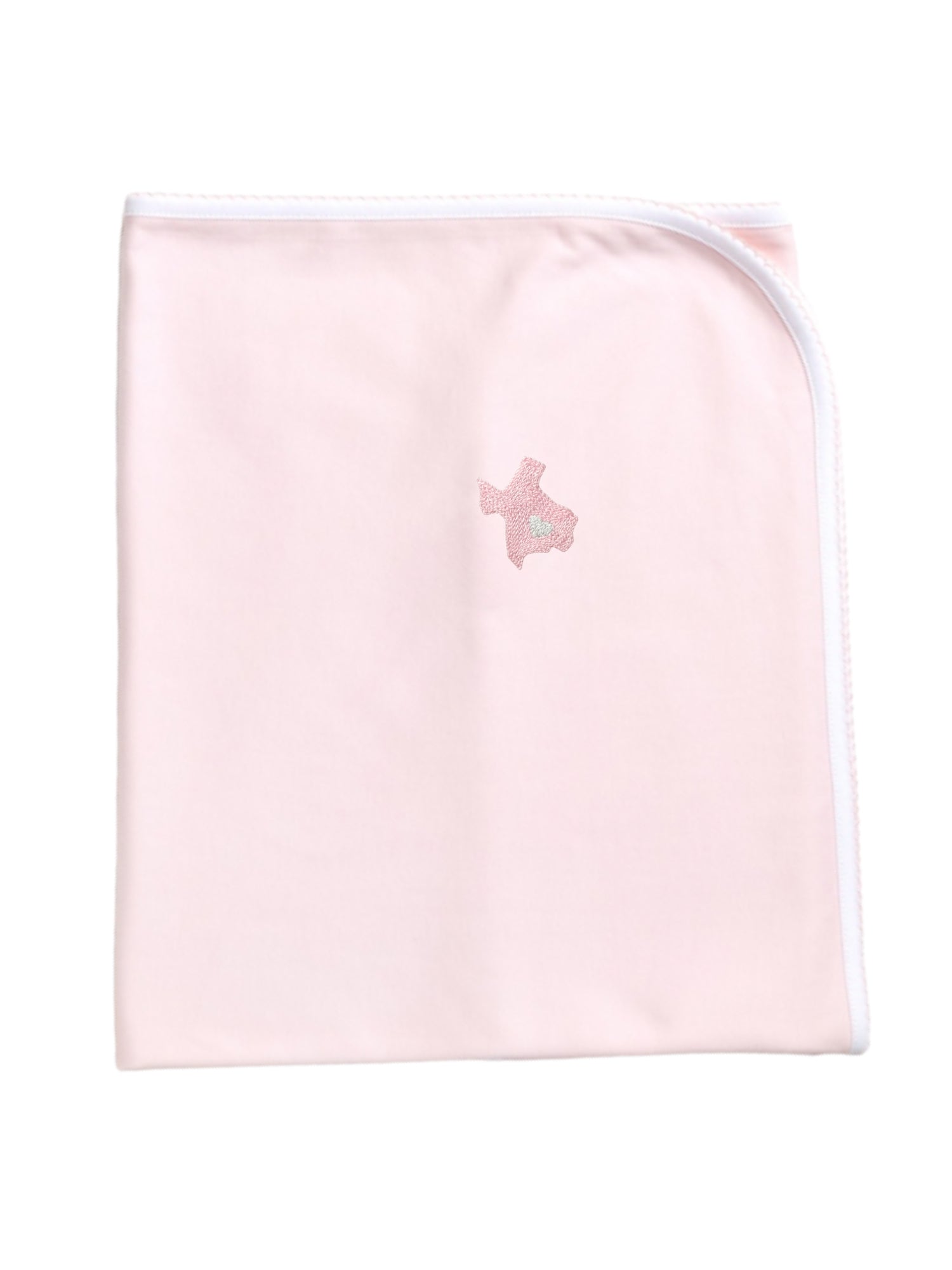 Pink Texas Love Pima Baby Blanket