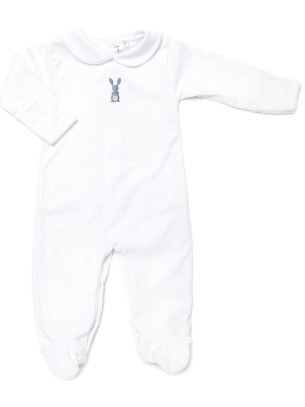 Baby Boy Blue Bunny Footie