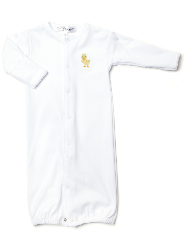 Unisex Baby Yellow Duck Converter Gown