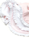 Baby Girl Pink Stripe Burp Cloth