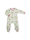 Baby Pima Two Way Zipper Footie | Winter Whimsy Holiday