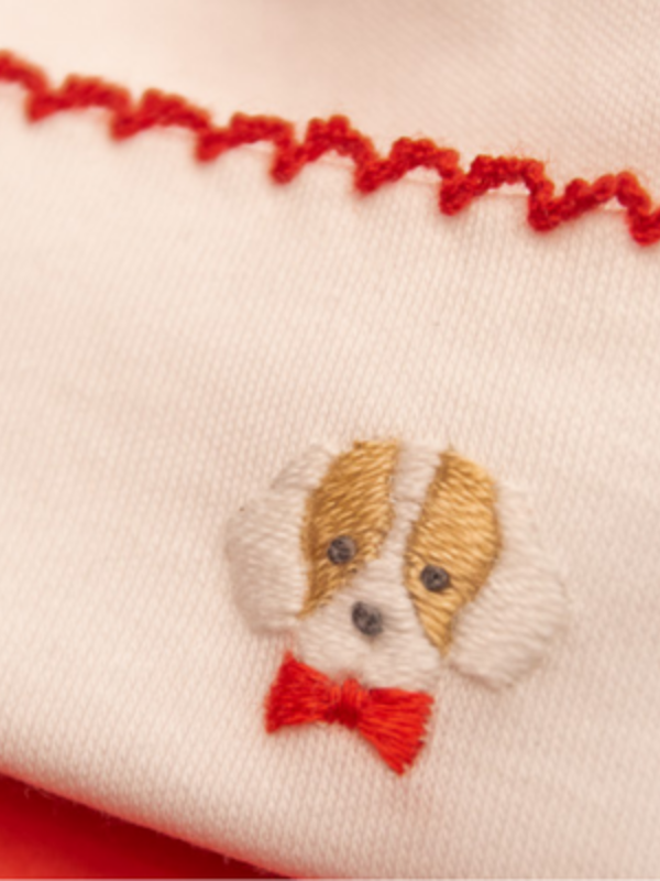 Baby Boy Holiday Puppy Blanket