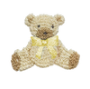Unisex Baby Yellow Teddy Bear Bib
