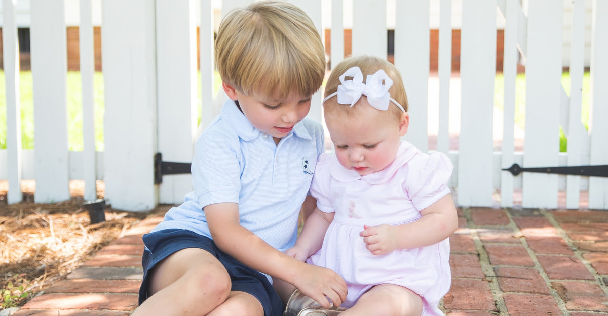 Western-inspired Pima cotton baby outfits with cowboy and cowgirl boot embroidery by Milly Marie