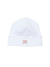 Classic Bow Pima Baby Hat | White