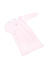 Baby Girl Classic Bow Pink Day Gown