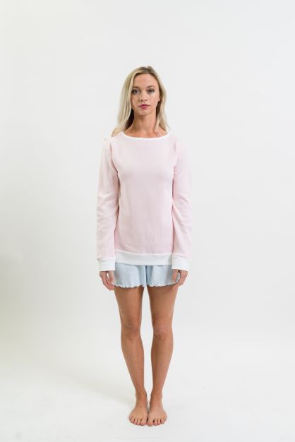Ms. Cheri Pima Knit Lounge Sweater